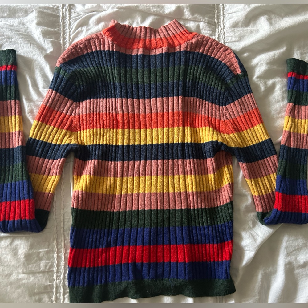 Colorful Striped Sweater